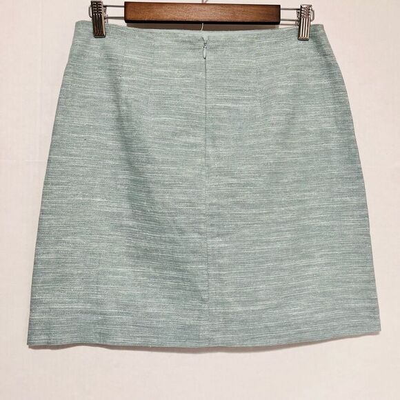 LOFT Linen Blend Side Button Shift Skirt NWT - Picture 2 of 5